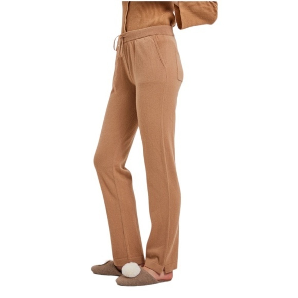 Nap Loungewear 100% Camel Brown Cashmere Pants $399 Xxl — image 4 of 8